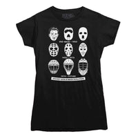 Hockey Goalie Mask Evolution T-shirt