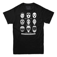 Hockey Goalie Mask Evolution T-shirt