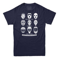 Hockey Goalie Mask Evolution T-shirt