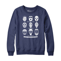 Hockey Goalie Mask Evolution Sweatshirt
