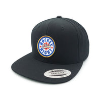 Hockey Night In Canada Black Six Panel Flat Bill Cap