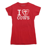 I Love Cows T-Bone T-shirt