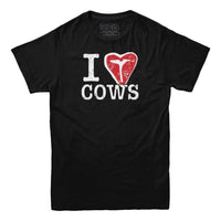 I Love Cows T-Bone T-shirt