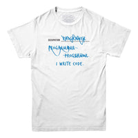 I Write Code Programmer T-shirt