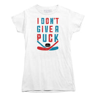 I Don't Give a Puck Hockey T-Shirt