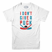 I Don't Give a Puck Hockey T-Shirt