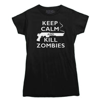 T-shirt Gardez votre calme et tuez les zombies