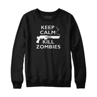 Sweat à capuche Keep Calm and Kill Zombies