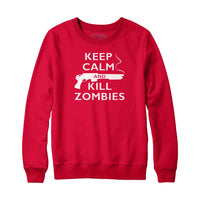 Sweat à capuche Keep Calm and Kill Zombies