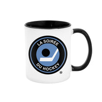 La Soir?e Du Hockey 11oz Mug White with Black