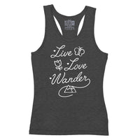 Live Love Wander Womens Tanktop
