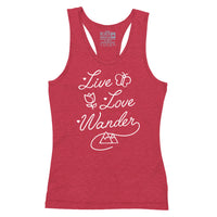 Live Love Wander Womens Tanktop