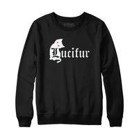 Lucifur Evil Cat Hoodie Sweatshirt