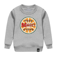 Maggies Feed Store Distressed Logo Heartland Kids Sweatshirt and Hoodie
