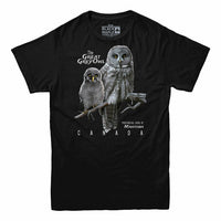 Manitoba Great Grey Owl Provincial Bird T-shirt
