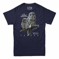 Manitoba Great Grey Owl Provincial Bird T-shirt