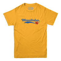 Manitoba Retro Baseball Logo T-shirt