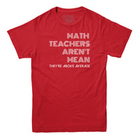 Math Teachers Aren't Mean T-shirt