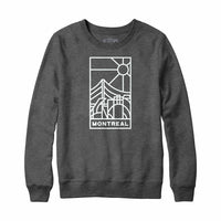 Montreal Stained Glass Light Print Sweatshirt Hoodie