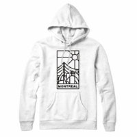 Montreal Stained Glass Dark Print Sweatshirt Hoodie