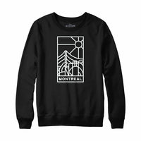 Montreal Stained Glass Light Print Sweatshirt Hoodie
