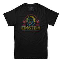 Neon Albert Einstein Retro T-shirt