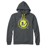 HNIC Neon Yellow Retro Logo Sweatshirt Hoodie