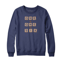 One Plus One Equals Six Scrabble Hoodie Sweatshirt