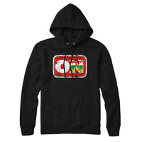 Ontario ON Distressed Abbreviation Sweatshirt Hoodie