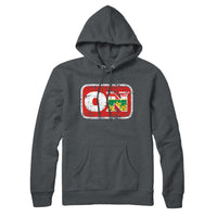 Ontario ON Distressed Abbreviation Sweatshirt Hoodie