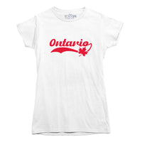 Ontario Retro Baseball Logo T-shirt