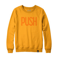 PUSH Tone on Tone Logo Sweatshirt and Hoody