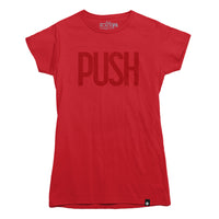 PUSH Tone on Tone Logo T-shirt