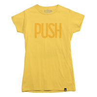 PUSH Tone on Tone Logo T-shirt