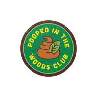 Pooped in the Woods Club Vinyl Sticker