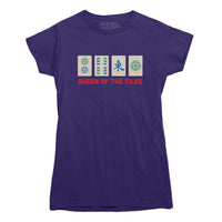 Queen of the Tiles Mahjong T-shirt