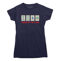 Queen of the Tiles Mahjong T-shirt
