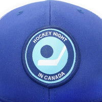 Retro Hockey Night in Canada Royal Blue and White Trucker Hat