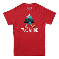 Take A Hike Walking Mountain T-shirt