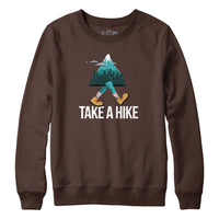 Take A Hike Walking Mountain Sweatshirt Hoodie