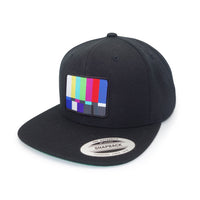 Technical Difficulties Black Flat Brim Snapback Cap