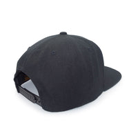 Technical Difficulties Black Flat Brim Snapback Cap