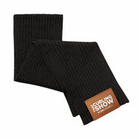 That Curling Show Classic Logo Chunky Rib Knit Scarf