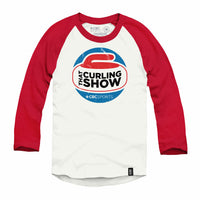 That Curling Show Rock Logo Baseball Shirt