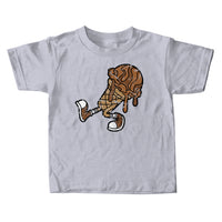 Le meilleur cornet de crème glacée au chocolat T-shirt enfant