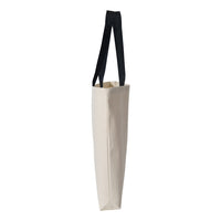 The Best Maple Syrup Canvas Tote Bag Natural with Black