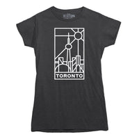 Toronto Stained Glass Light Print T-shirt