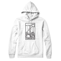 Toronto Stained Glass Dark Print Sweatshirt Hoodie