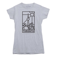 Toronto Stained Glass Dark Print T-shirt