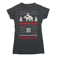 Ugly Christmas Sweater Kinky Moose T-shirt